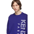 Kenzo Blue Sport Logo Sweatshirt