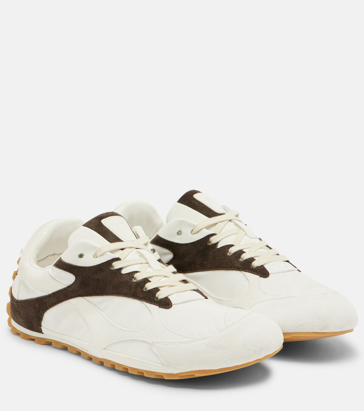 Bottega Veneta Orbit Flash suede-trimmed sneakers