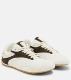 Bottega Veneta Orbit Flash suede-trimmed sneakers