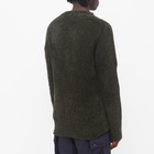 Ten C Men's Soft Crew Knit in Dark Olive