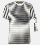 JW Anderson Striped cotton jersey T-shirt