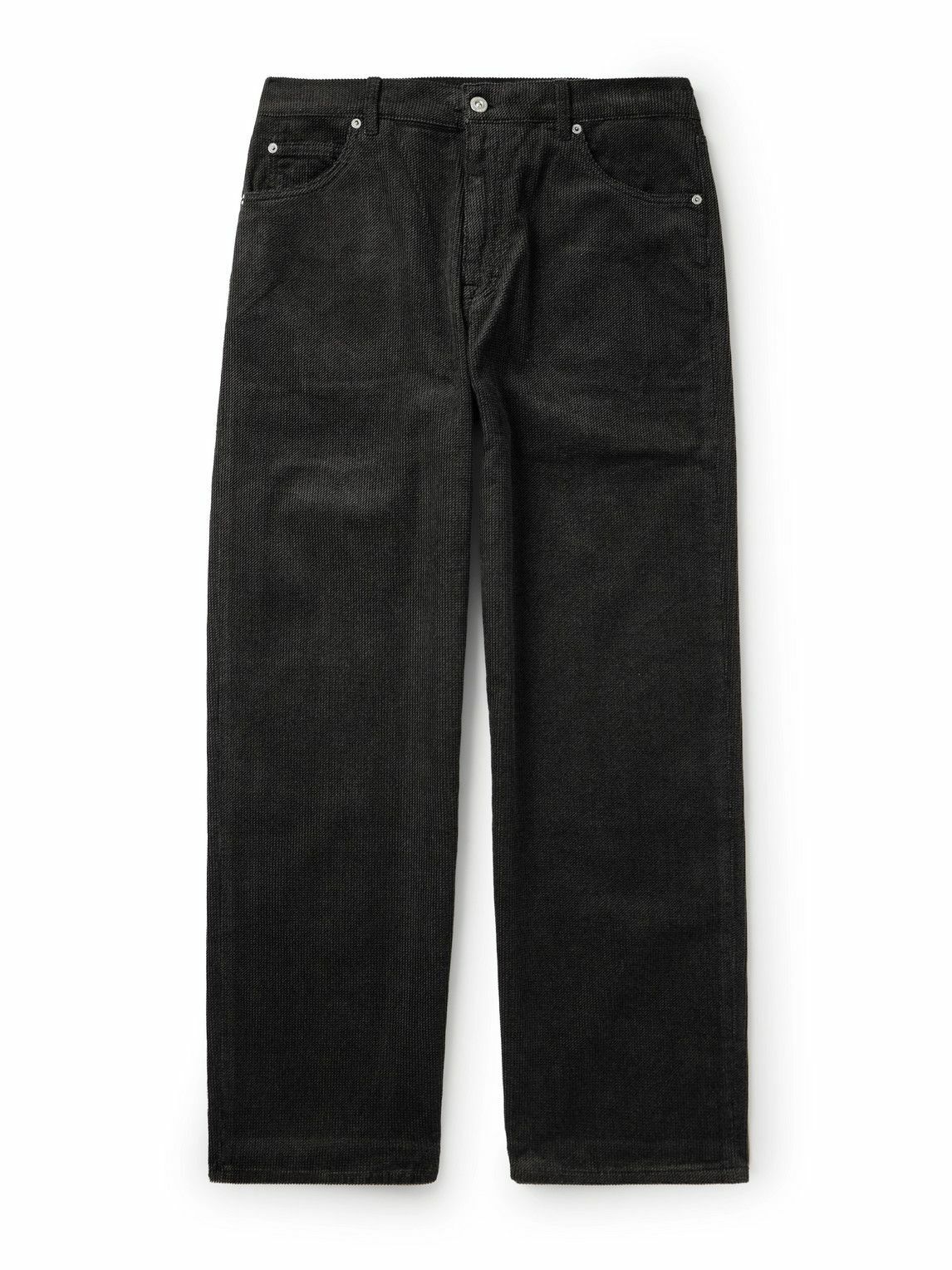 Our Legacy - Vast Wide-Leg Herringbone Jeans - Brown Our Legacy