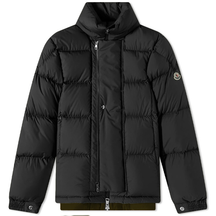 Photo: Moncler Men's Maikan Logo Placket Down Jacket in Black