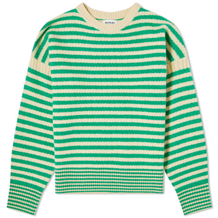 Photo: Beams Boy Women's Border Stripe Knit in Ivory