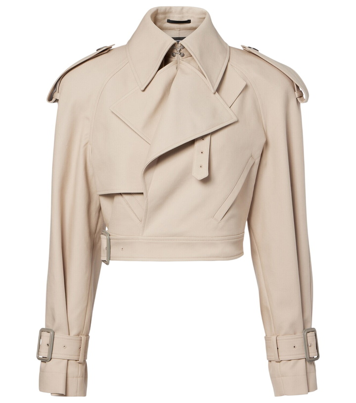 Photo: Wardrobe.NYC Cotton trench coat