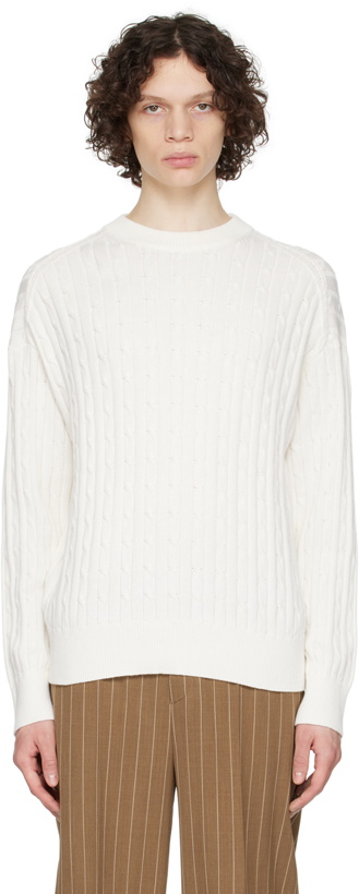 Photo: Filippa K White Braided Sweater
