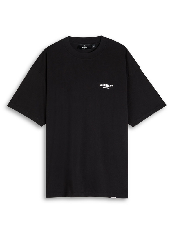 Photo: Represent Owners Club Logo Cotton T-shirt Black
