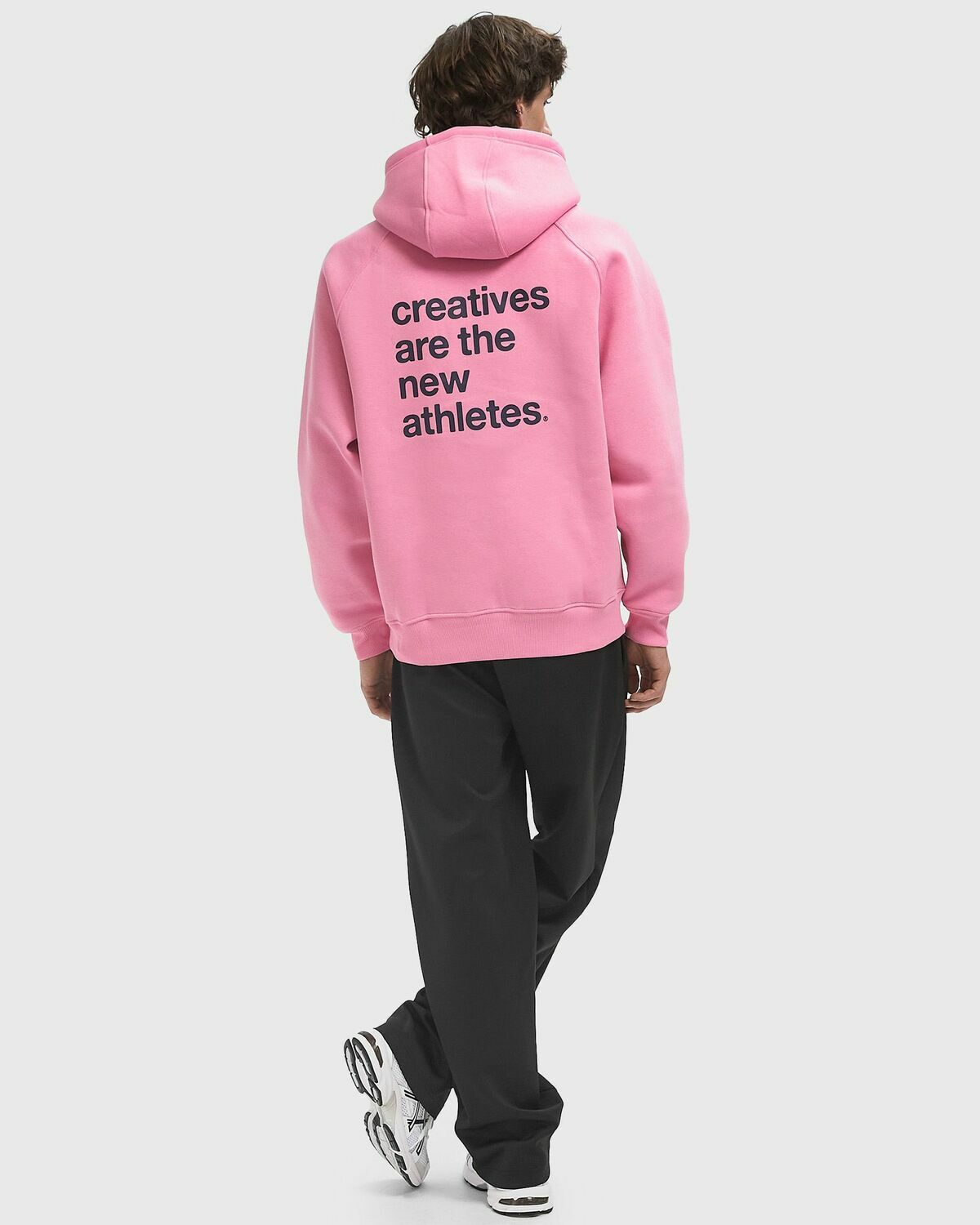 The New Originals CATNA HOODIE pink Mens Hoody