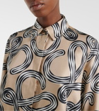 Loewe Paula's Ibiza Anagram silk shirt