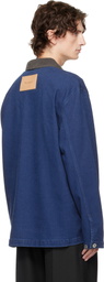 JW Anderson Blue Patch Pocket Denim Polo