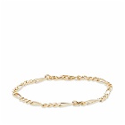 Miansai Men's Figaro Chain Bracelet in Gold