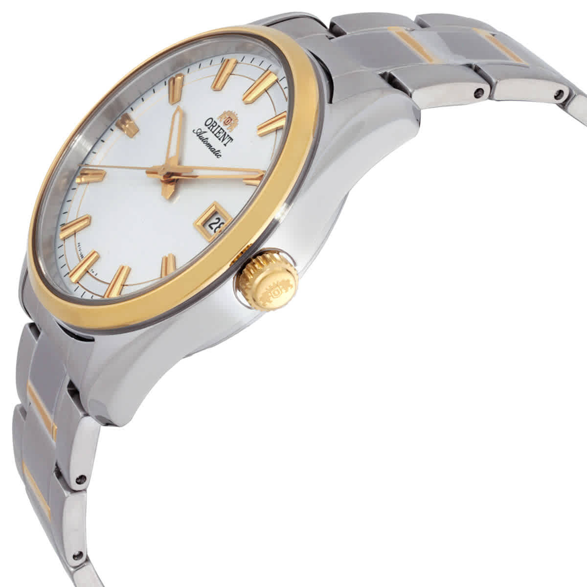 Orient Contemporary Stretto Date Automatic White Dial Watch RA-AC0R01S30B