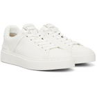 BALMAIN White B-Court Calfskin Sneakers