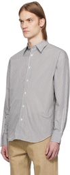 Karmuel Young Black & White Trapezium XY-Plane Sleeves-Holder Shirt