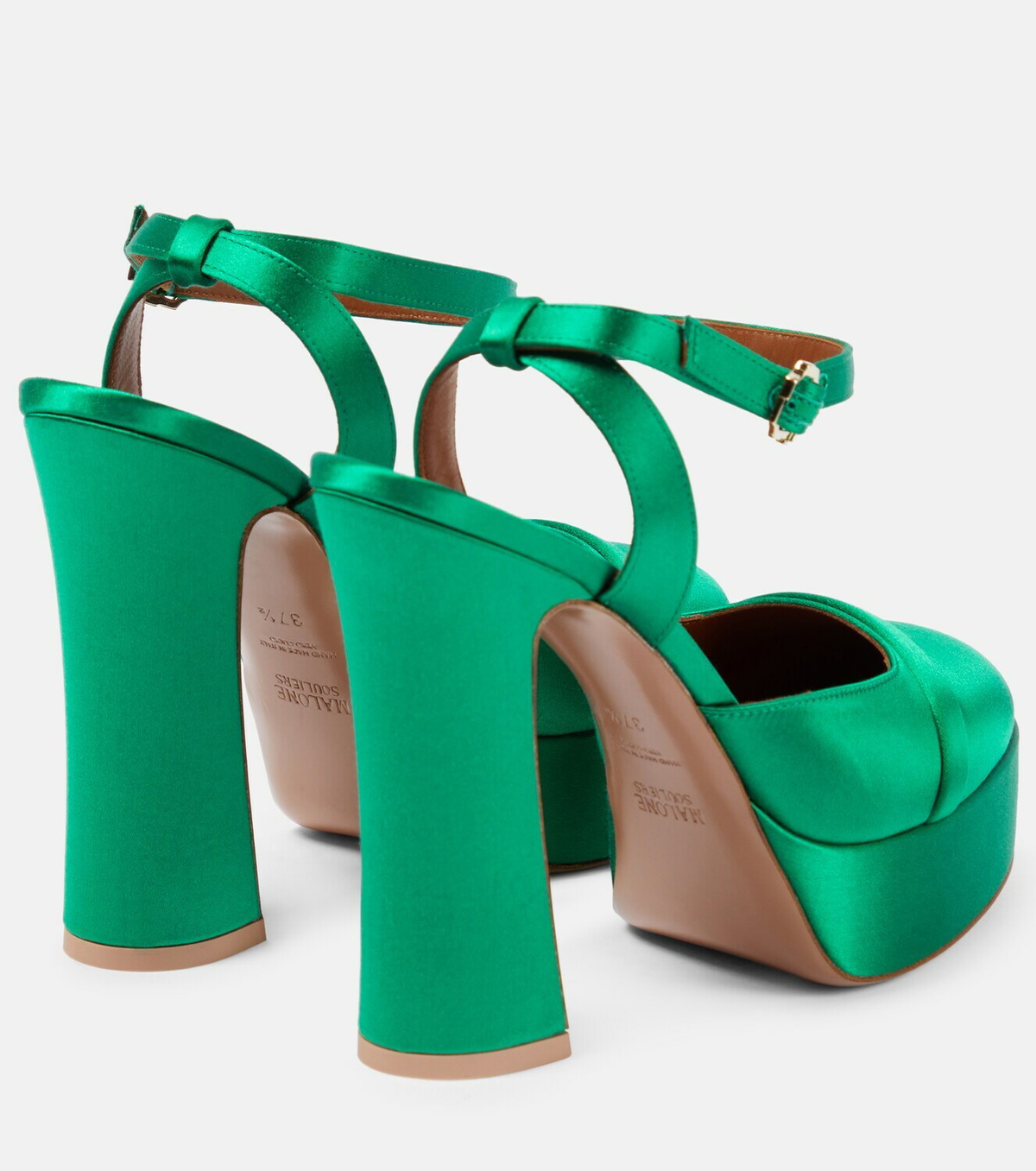 Malone Souliers Mora satin platform pumps Malone Souliers