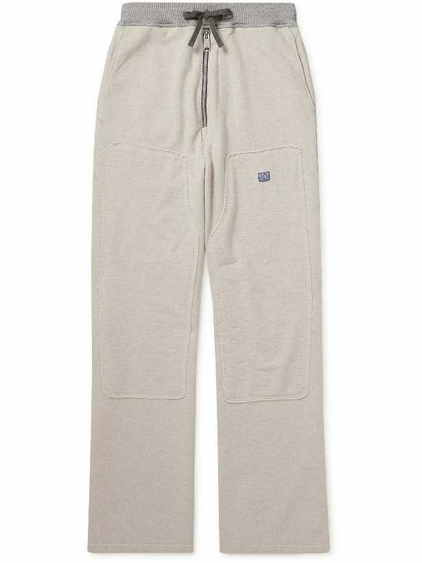 Photo: KAPITAL - Flared Cotton-Jersey Sweatpants - Neutrals