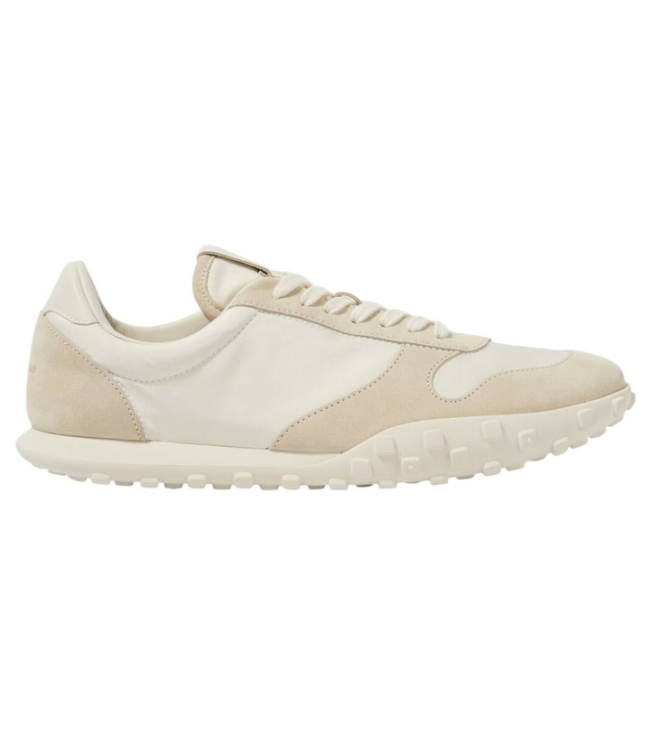Photo: Jil Sander Moon suede-trimmed sneakers