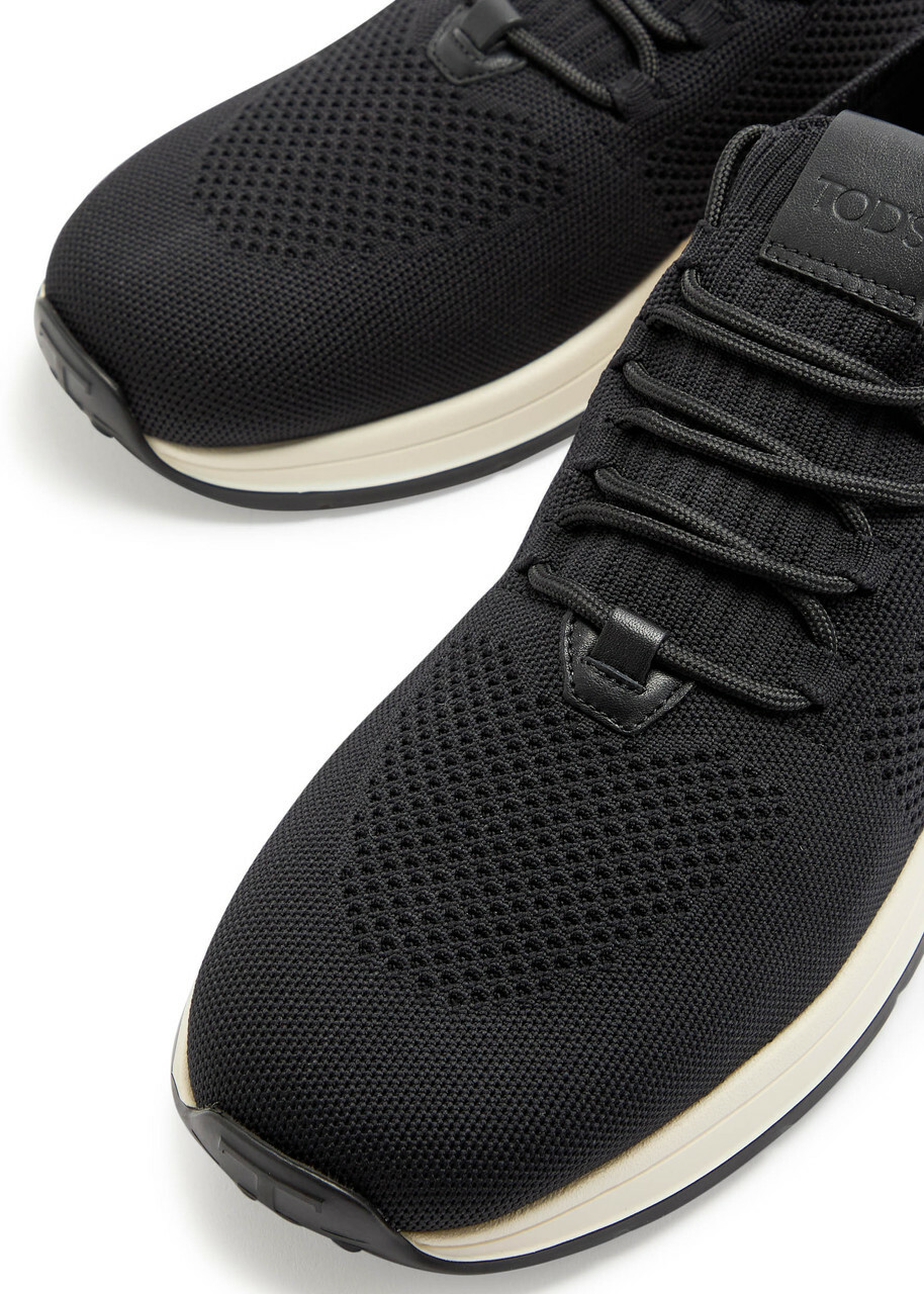 Tods Calzino Knitted Sneakers Black