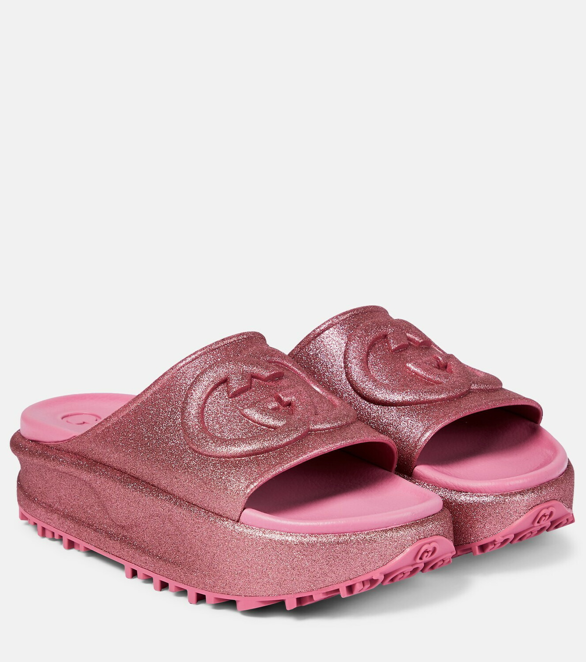 Gucci best sale metallic slides