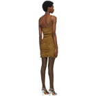 Gauntlett Cheng SSENSE Exclusive Brown Elasticated Contour Dress