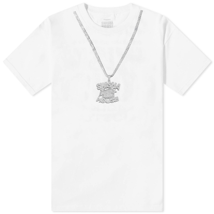 Photo: Pleasures Men's Swishahouse Chain T-Shirt in White