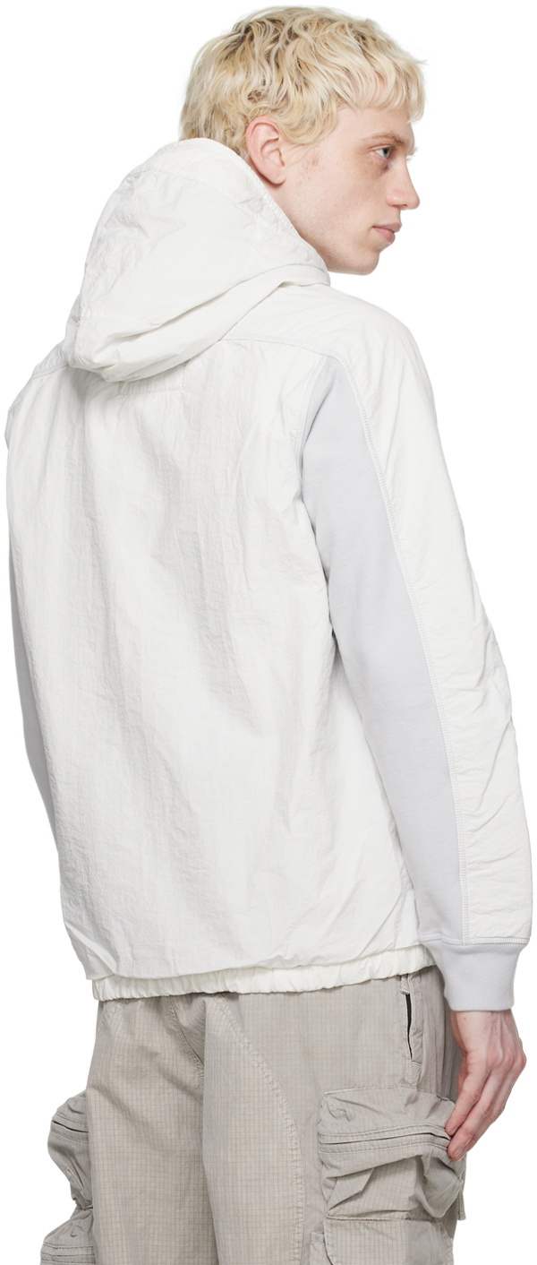 NEMEN® Gray Paneled Hoodie