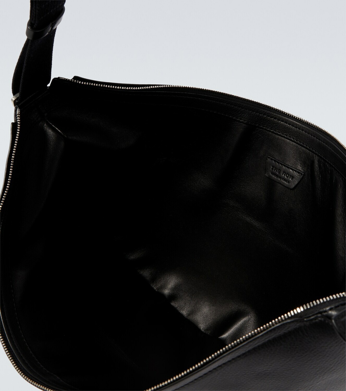 The Row Crescent leather crossbody bag