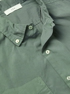 SAVE KHAKI UNITED - Button-Down Collar Cotton-Poplin Shirt - Green