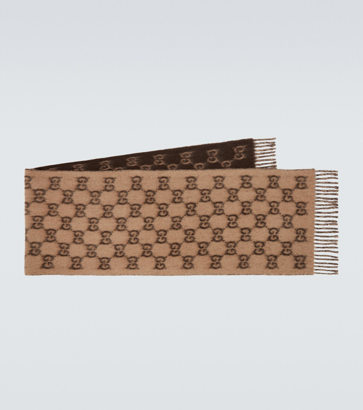 Gucci GG fringed scarf
