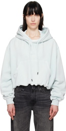R13 Blue Balloon Popover Hoodie