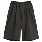 Deiji Studios Women's Long Lounger Shorts in Black Stripe