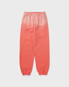 Sporty & Rich Serif Logo Embroidered Sweatpants Dip Dye Pink - Mens - Sweatpants