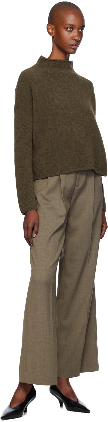 Filippa K Brown Mika Yak Funnelneck Sweater