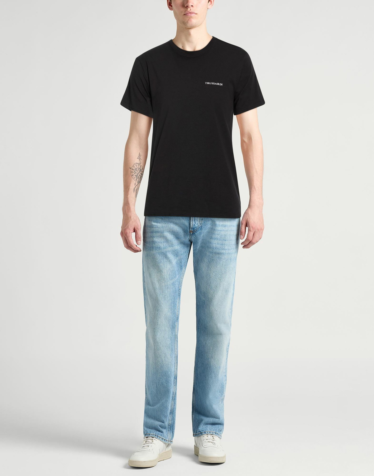 Trussardi Mens T-shirt in Black