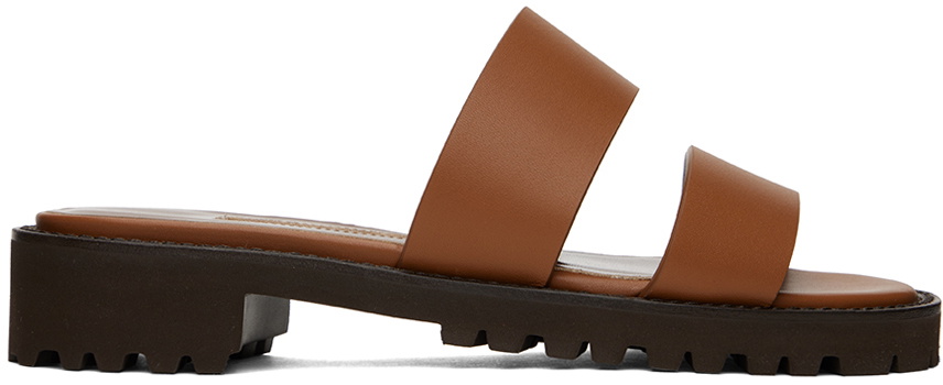 Manolo Blahnik Brown Gadmu Sandals Manolo Blahnik