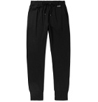 Zimmerli - Slim-Fit Fleece-Back Stretch-Jersey Sweatpants - Black