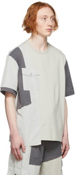 Feng Chen Wang Grey Patch T-Shirt