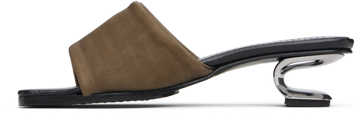 Nicole Saldaña Beige Sarah Heeled Sandals