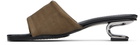 Nicole Saldaña Beige Sarah Heeled Sandals