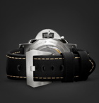 Panerai - Luminor Marina 1950 3 Days Acciaio 44mm Stainless Steel and Leather Watch, Ref. No. PAM01359 - Black