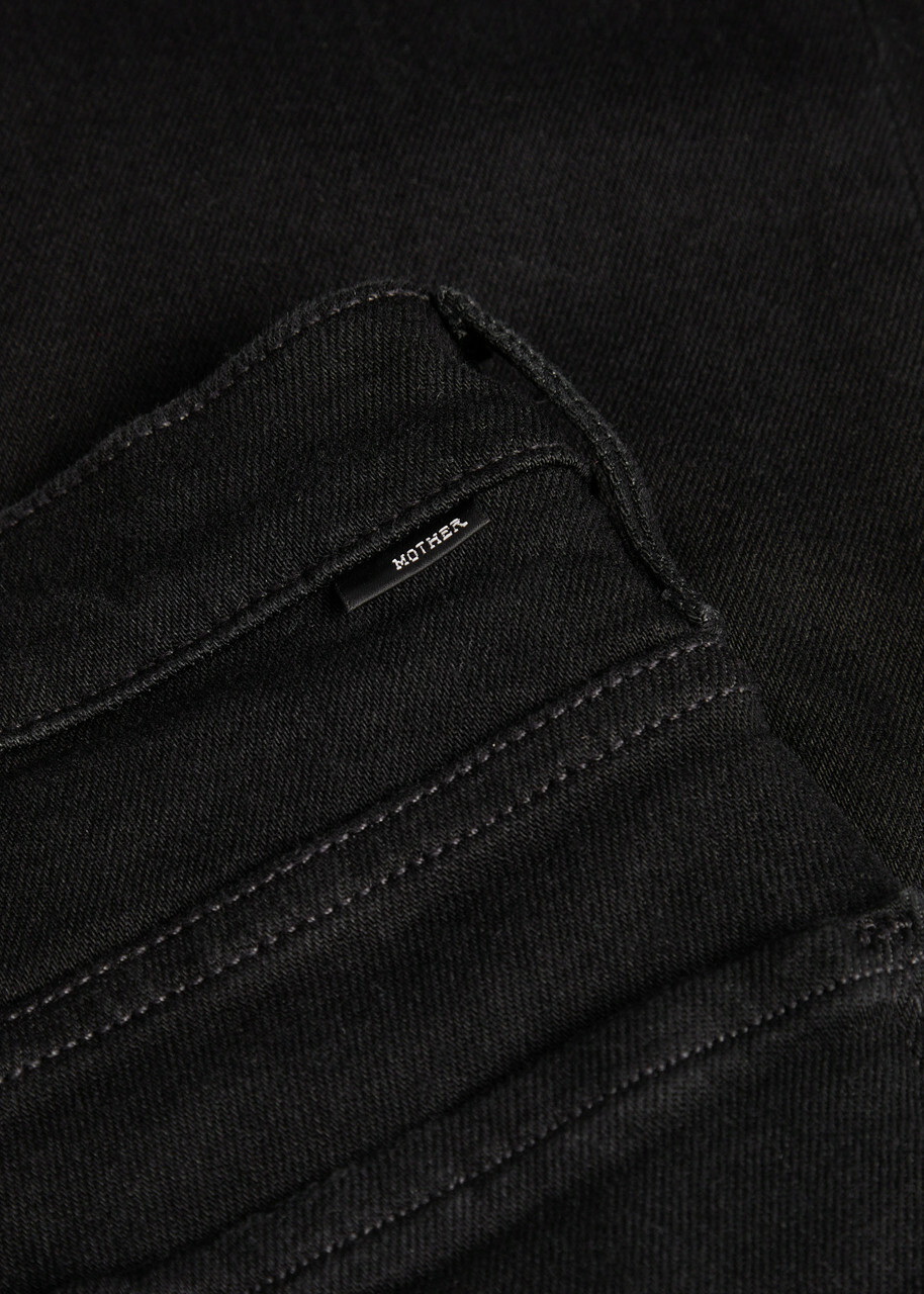 Mother The Weekender Flared-leg Jeans Black