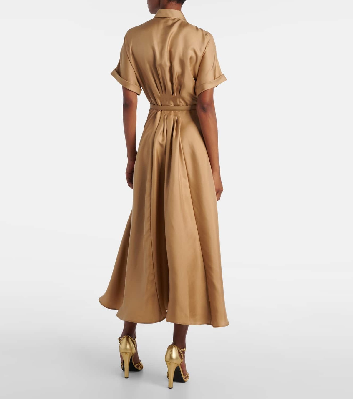 Ralph Lauren Collection Silk satin midi dress