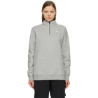 Nike Grey Fleece Sportswear 1/4 Zip Sweatshirt