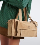 Miu Miu Utilitaire suede shoulder bag