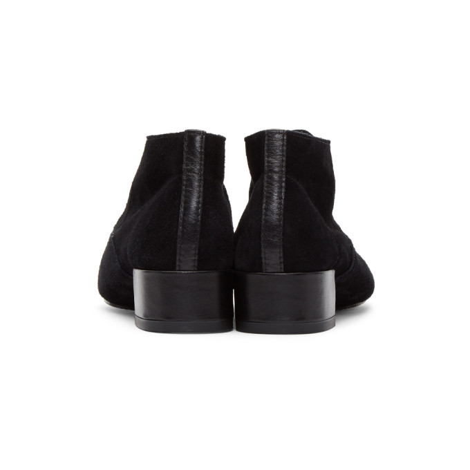 Repetto Black Suede Ivan Boots