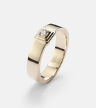 Stone and Strand 10kt gold ring with diamonds