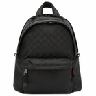 Gucci Men's Nylon GG Backpack in Black 