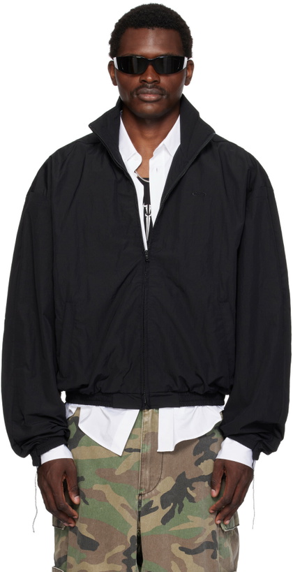 Photo: VETEMENTS Black Cut-Up Track Jacket