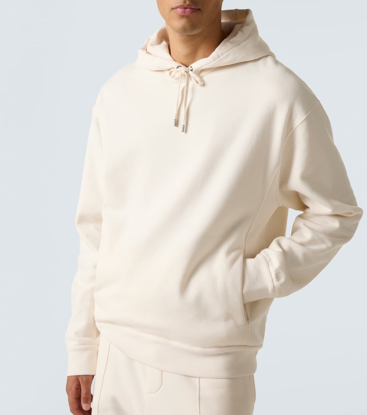 Ralph Lauren Purple Label Cotton and cashmere jersey hoodie