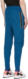 Nike Blue Fleece Sportswear Tech Lounge Pants